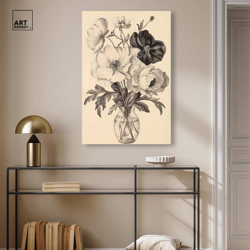 Herbarium's Hush II Canvas by Art Remedy, Gallery Wrapped