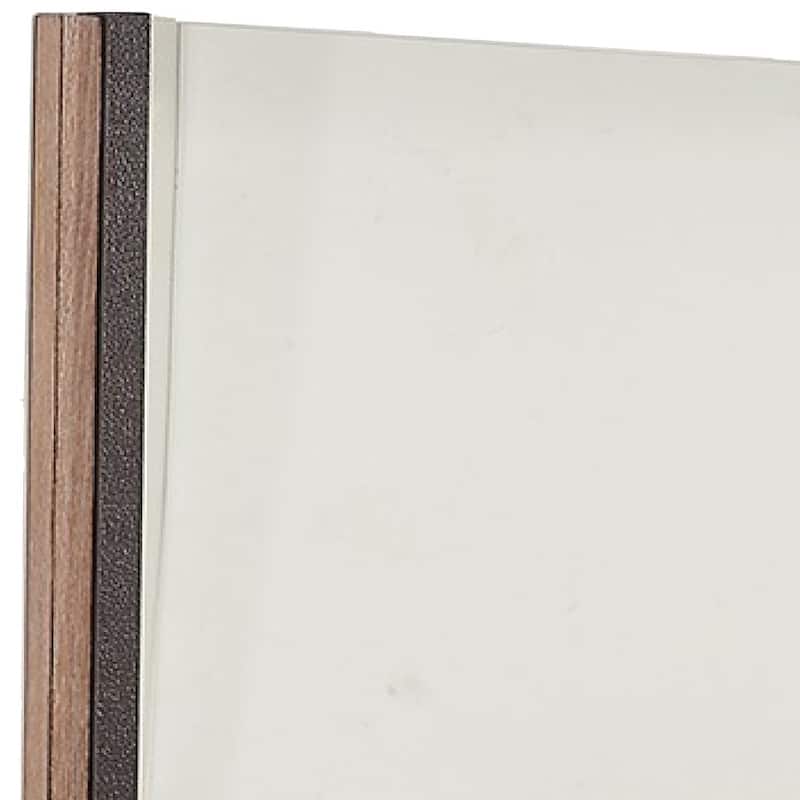 HomeRoots 35" Natural Wood Framed Accent Mirror