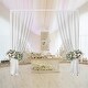 preview thumbnail 8 of 8, Adjustable Metal Wedding Backdrop Stand Arch Frame for Festival Decor