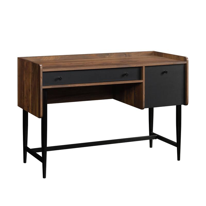 Wood Desk with File Drawer