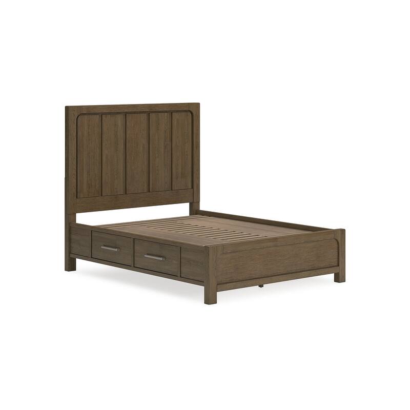 Signature Design by Ashley Cabalynn Brown Panel Bed with Storage