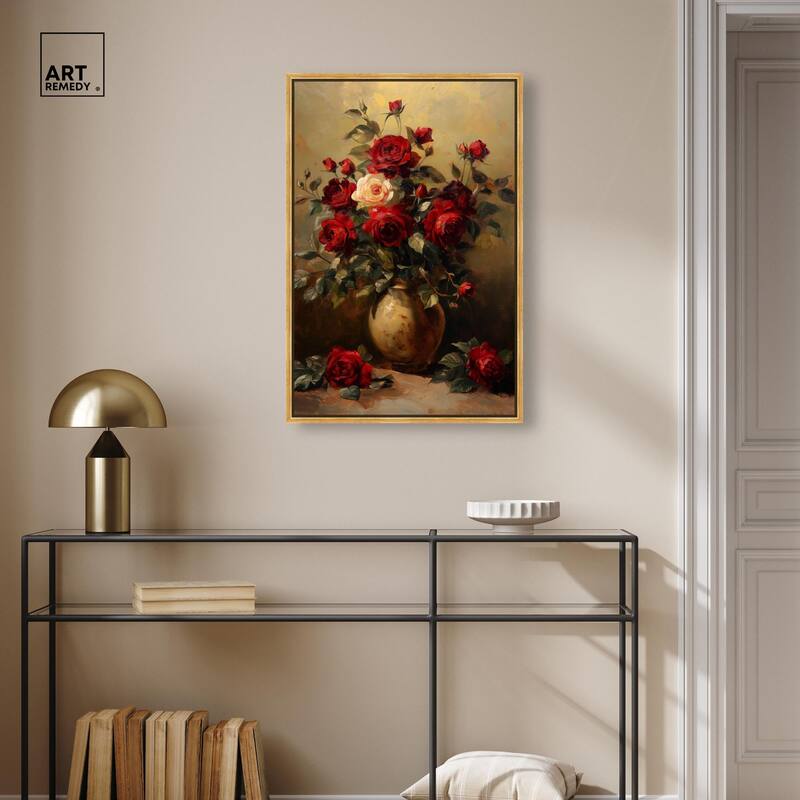 Lavish Lily Lament Canvas by Art Remedy