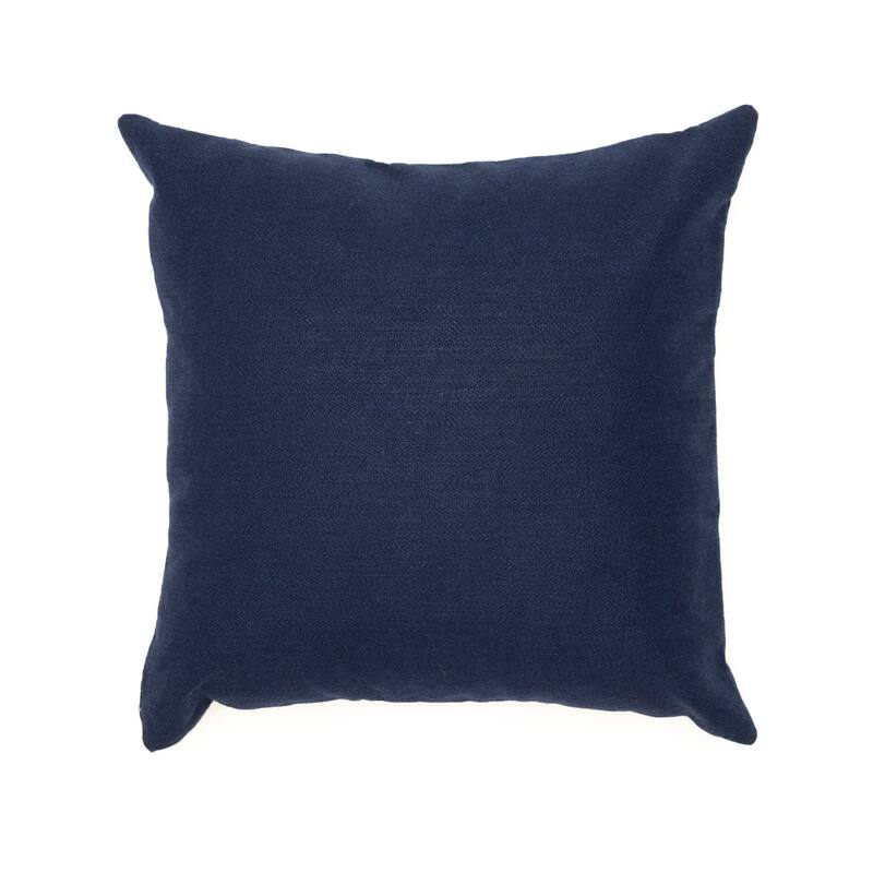 Liora Manne Visions II Double Knot Indoor/Outdoor Pillow Navy 20" Square