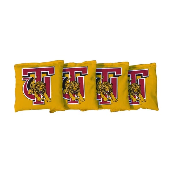 slide 2 of 3, Tuskegee Tigers Yellow Cornhole Bags All-Weather Resin Filled