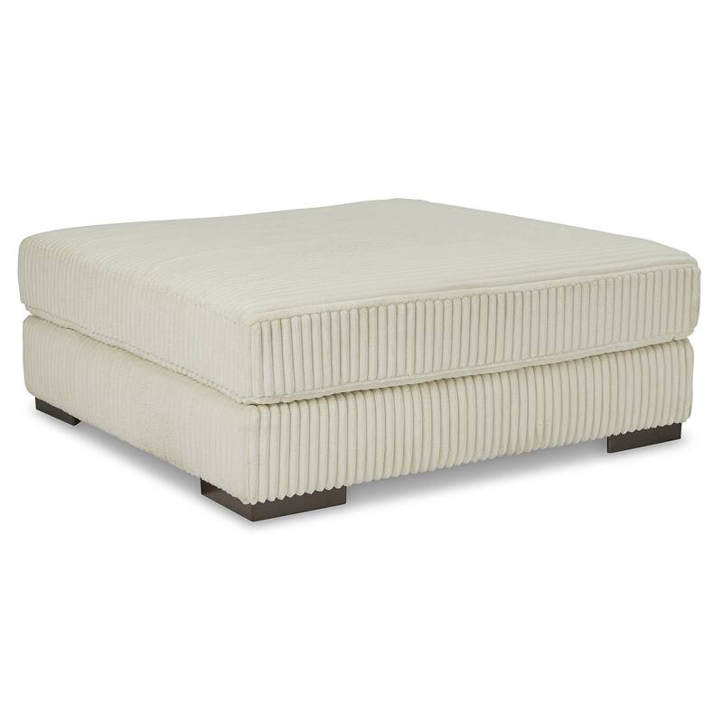 Signature Design by Ashley Lindyn White 2-Piece Sectional with Ottoman - 102" W x 70" D x 38" H