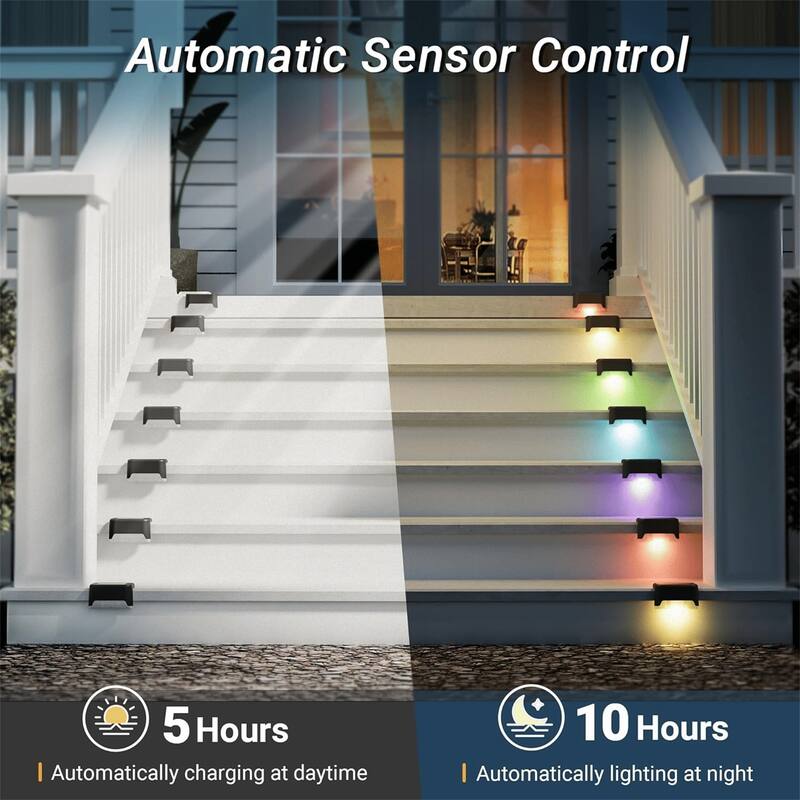 RGB light-16PCS Led Solar Deck Light