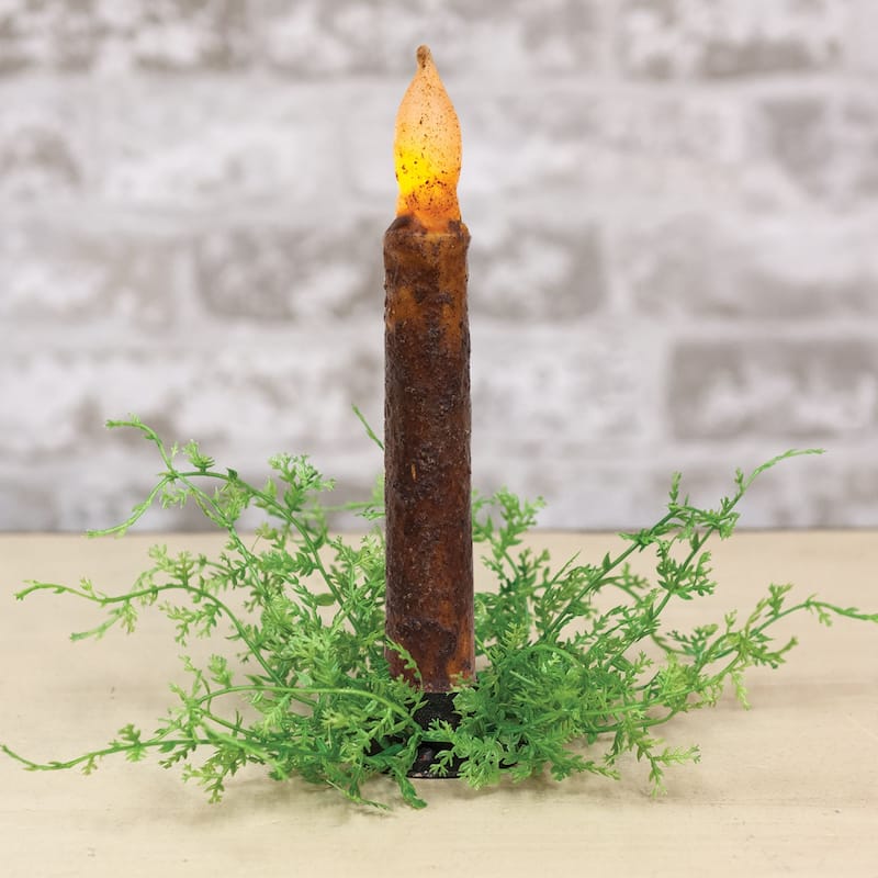4/Pkg Burnt Mustard Timer Tapers
