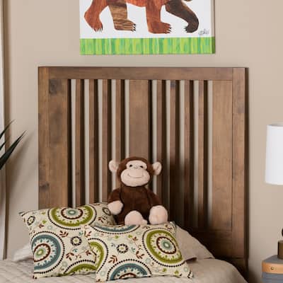 Harena Transitional Ash Walnut Finished Wood Headboard