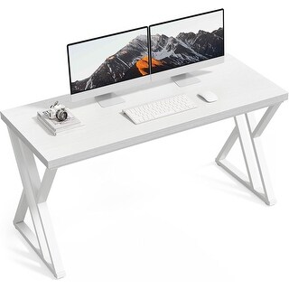 55 Inch Large Industrial Computer Desk, Study Writing Table, Home ...