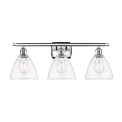 Innovations Lighting Bristol Glass - 3 Light 28" Bath Vanity Light