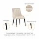 preview thumbnail 3 of 2, Manhattan Comfort Eda Wood Upholstered Dining Chair