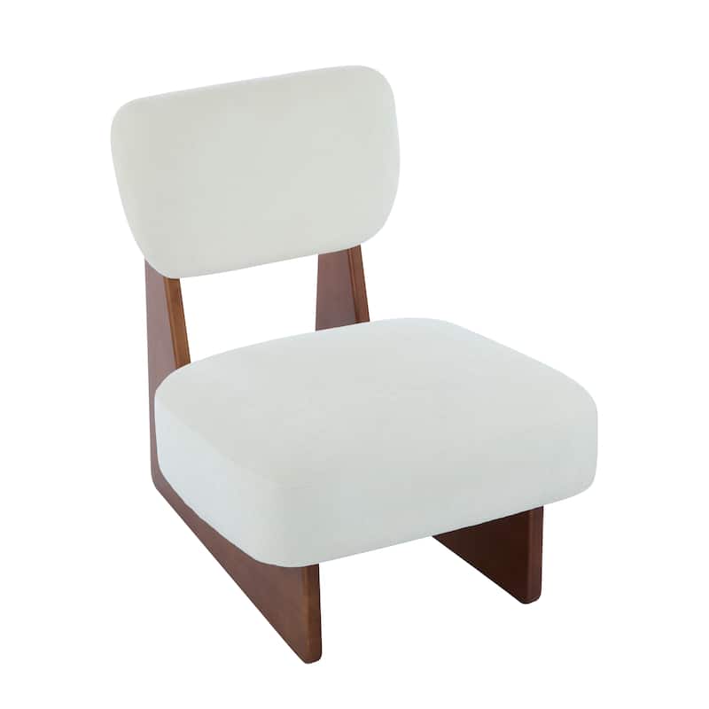 Polyester Lounge Chairs (Set of 2）with Black Wood Base, Minimalist Design, and Ergonomic Comfort
