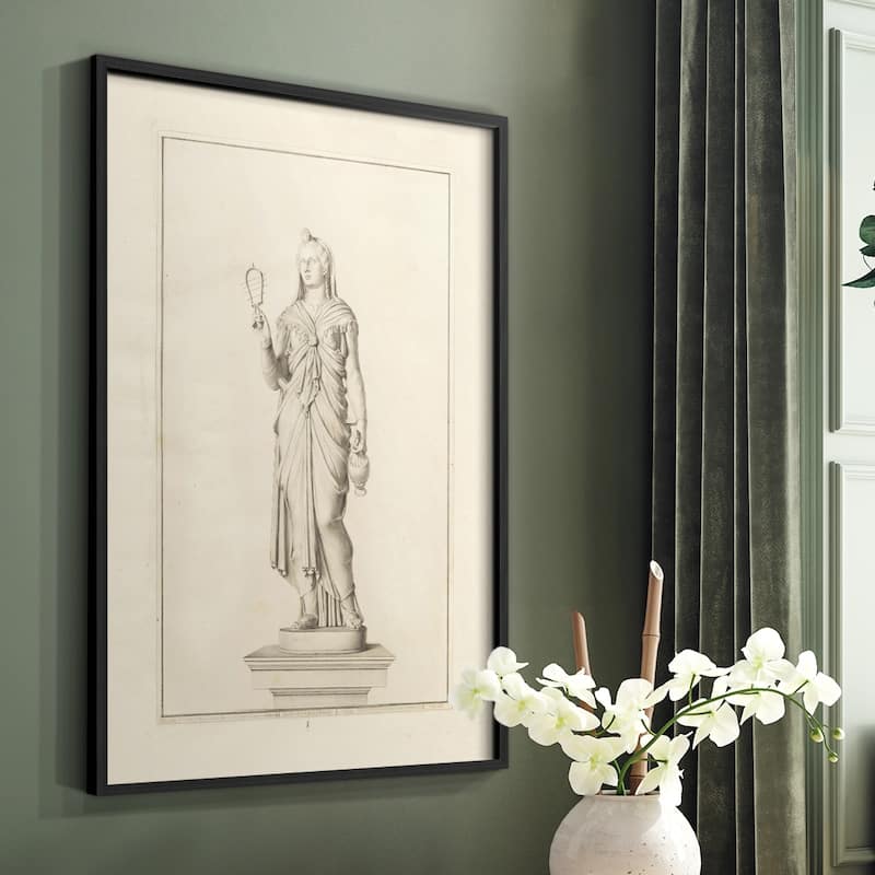 Vintage Sketch CXVI -Framed Print