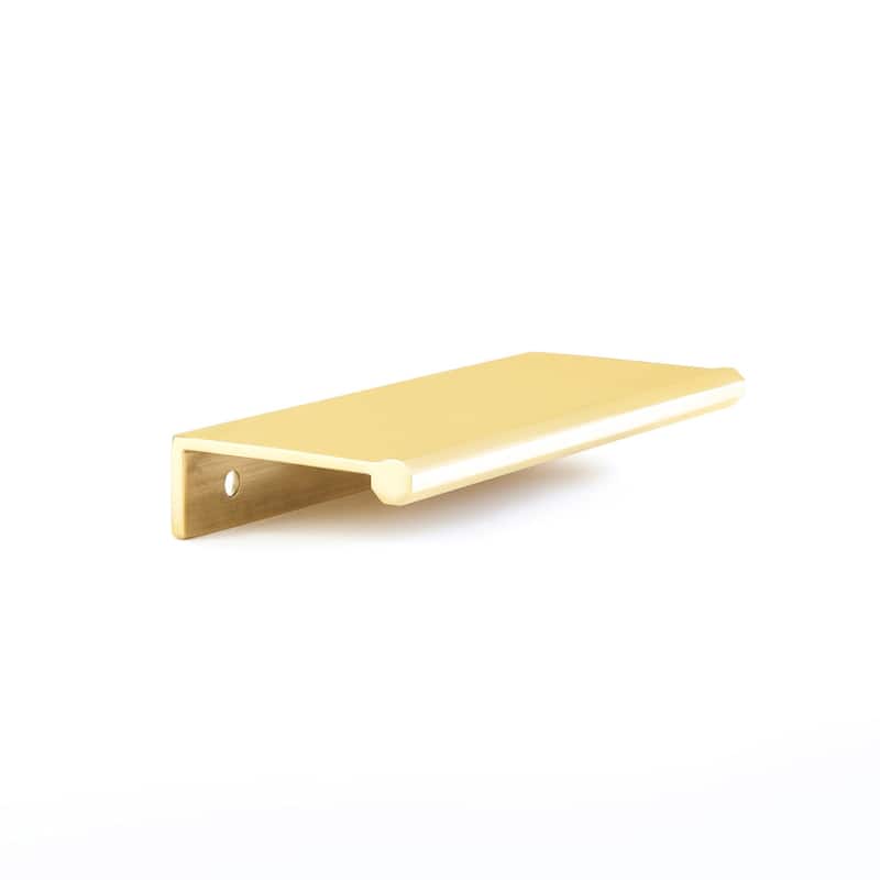 Schaub and Company 10021 Baker 4" Center to Center Solid Metal 5-1/4" - Unlacquered Brass