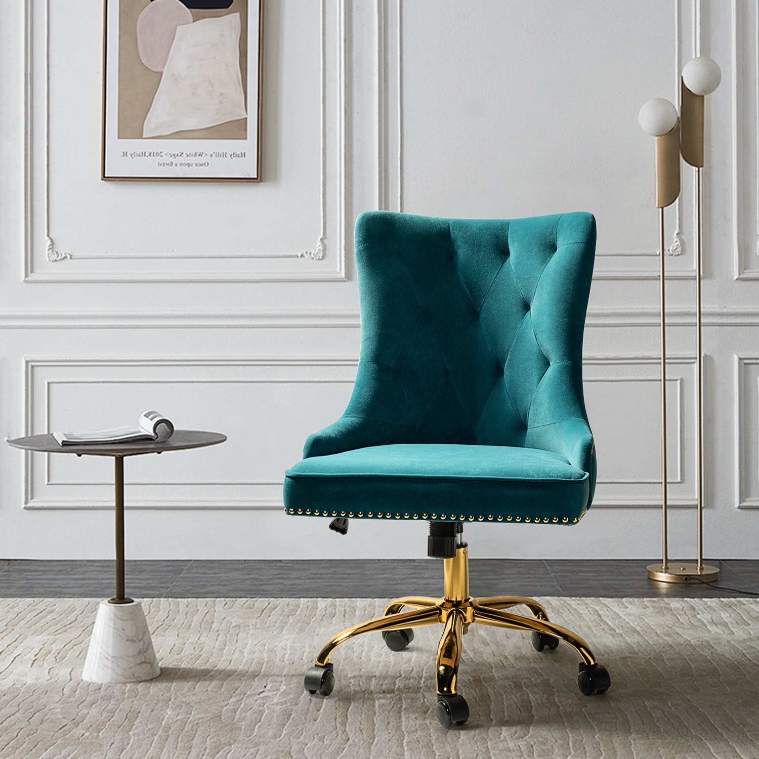 Kepler velvet online task chair