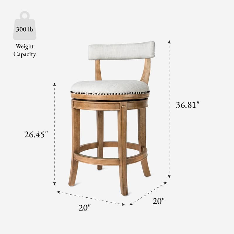 Maven Lane Alexander Swivel Kitchen Stool