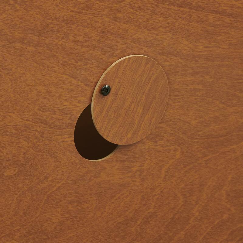 Crosley Dempsey Record Player Cabinet With Vinyl Storage