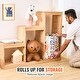 preview thumbnail 8 of 8, Multi-Color Foldable Baby Floor Play Mat for Crawling Tummy Time Anti-Slip and Machine Washable - 50” L x 50” W