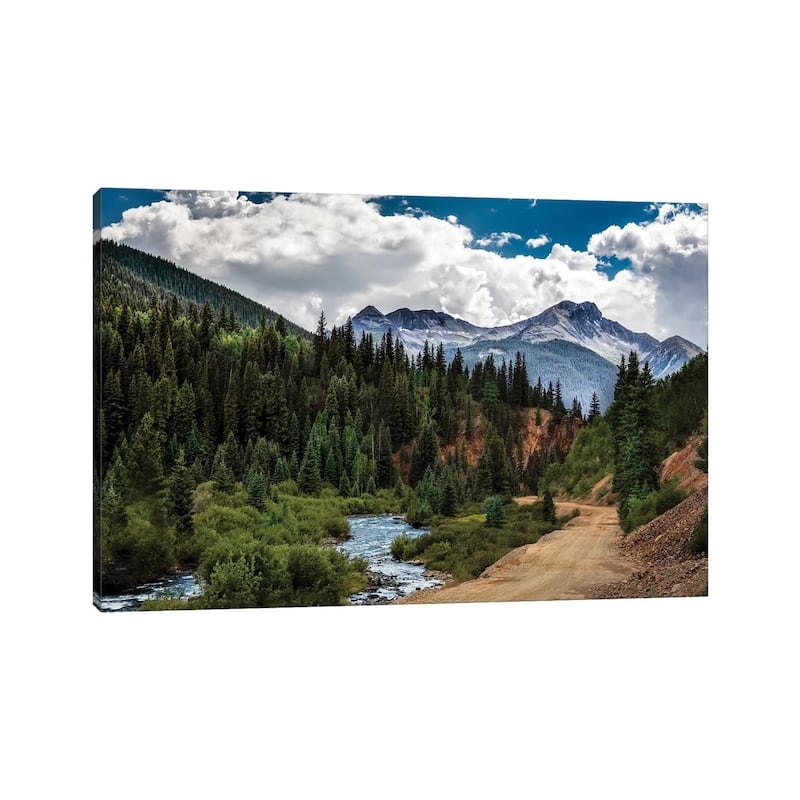 iCanvas "Rocky Mountain Roadway" by Jonathan Ross Photography Canvas Print