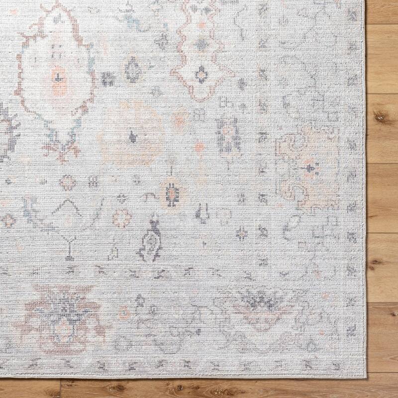 Livabliss Traditional Marlon Border Area Rug