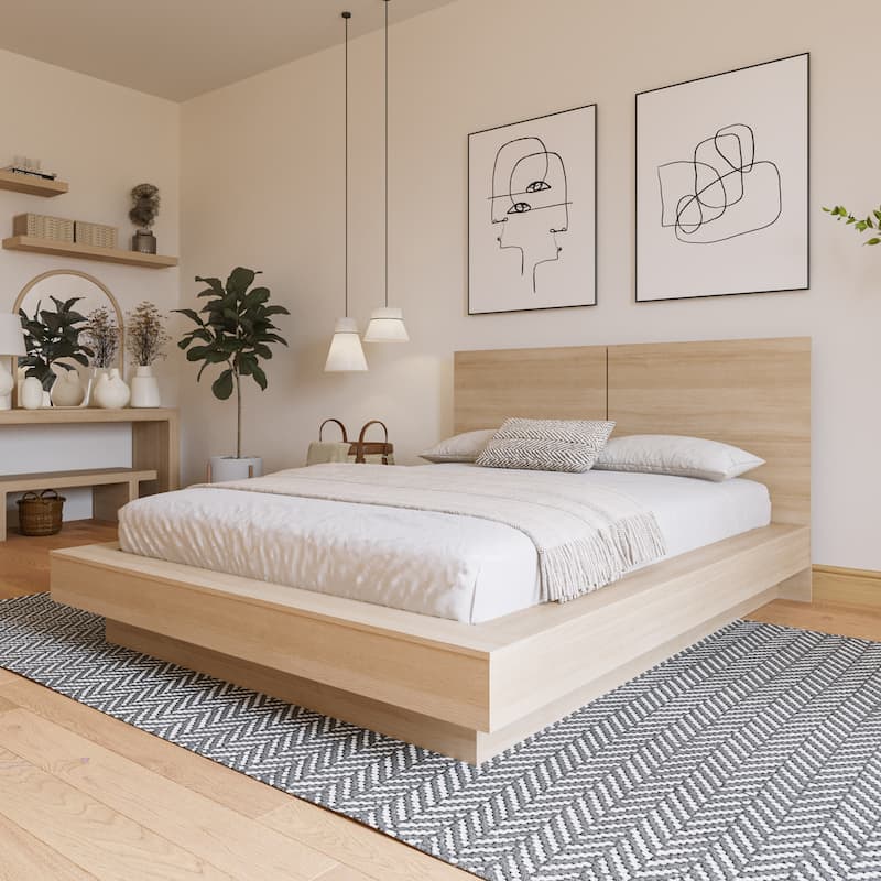 Napa Platform Bed with Headboard
