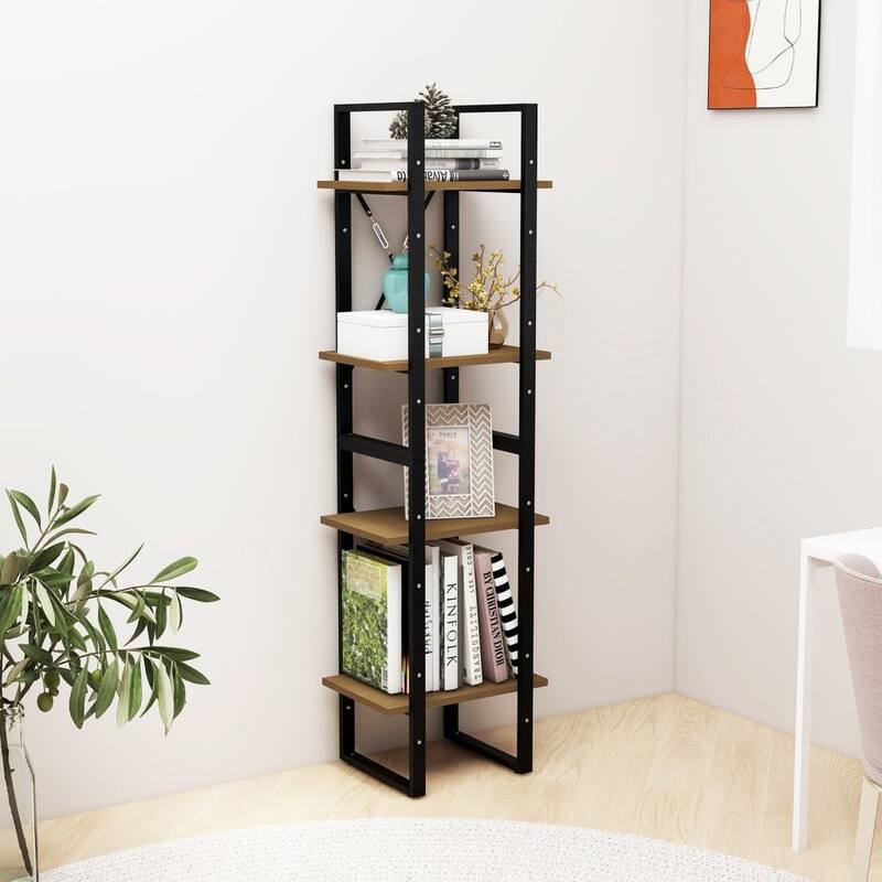 vidaXL Bookshelf Book Cabinet Shelving Unit for Living Room Engineered Wood