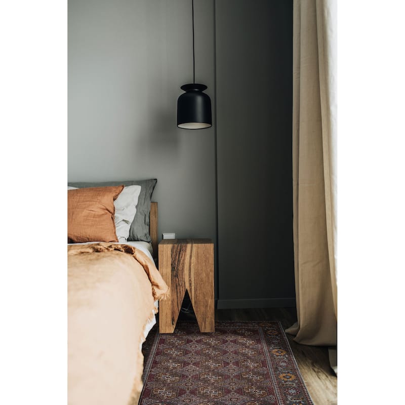 ECARPETGALLERY Hand-knotted Antalya Vintage Red Wool Rug - 4'3 x 7'4