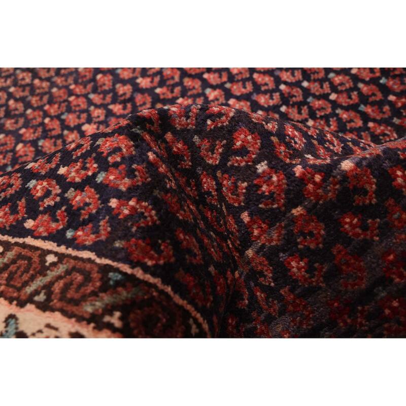 ECARPETGALLERY Hand-knotted Andelz Navy Wool Rug - 3'1 x 6'6