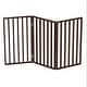 preview thumbnail 7 of 12, 3-Panel Tall Modern Indoor Foldable Dog Gate - 54x32-Inch Wood Freestanding Pet Fence