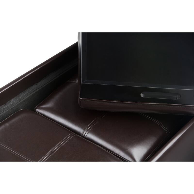 5 Piece Storage Ottoman for Living Room