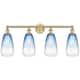 Option Brushed Brass / Sapphire Blue