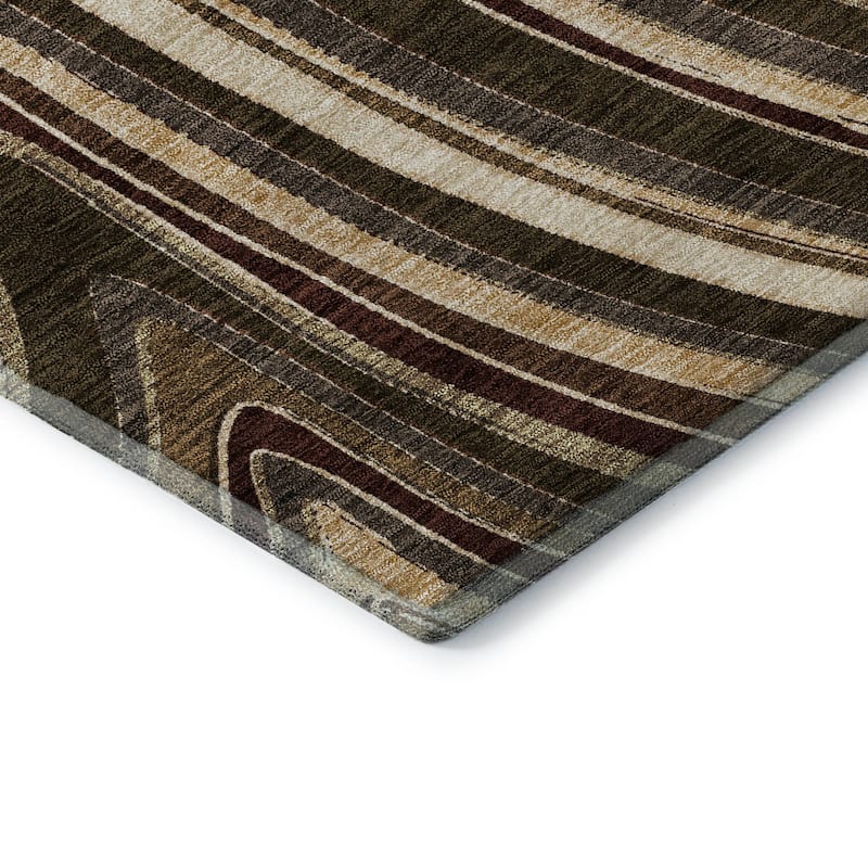 Premium Washable Super Soft Modern Waves Mayfield Rug