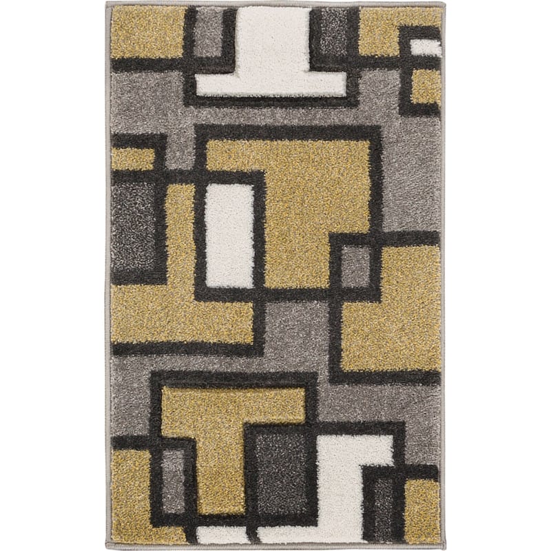 Well Woven Modern Geometric Mat Accent Rug - 2' x 3' - 2' x 3'