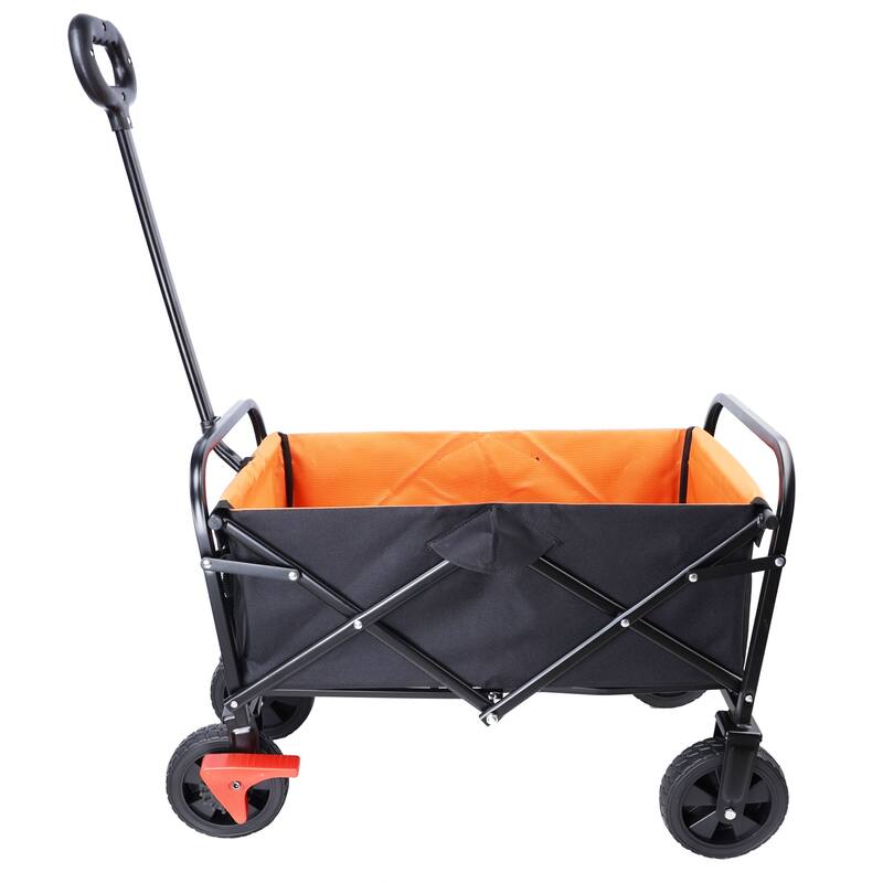 ini Folding Wagon Garden Shopping Beach Cart