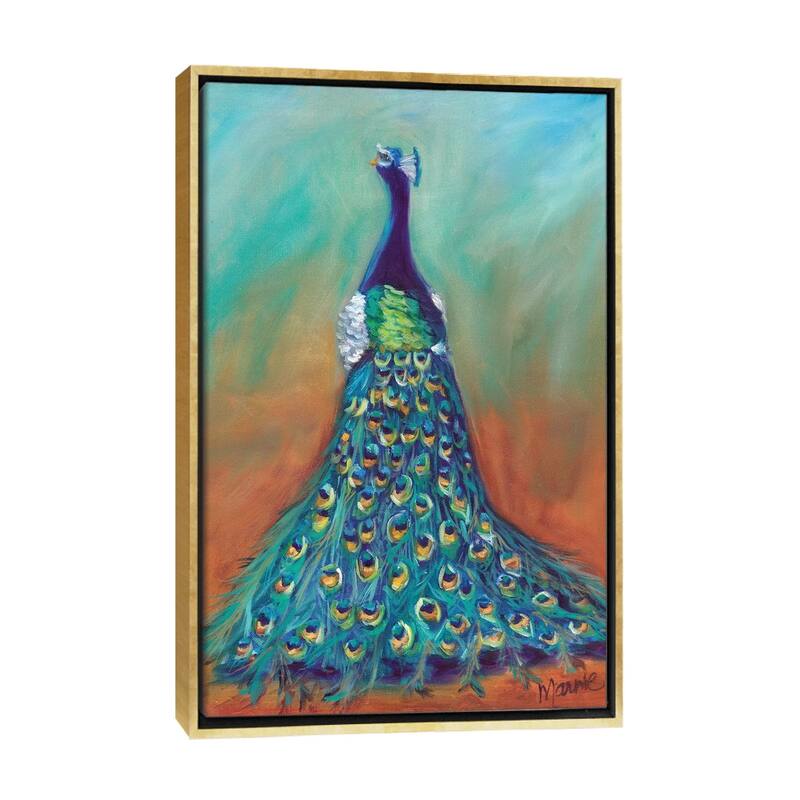 iCanvas "Mysterious Ways" by Marnie Bourque Framed Canvas Print - Gold - 40x26