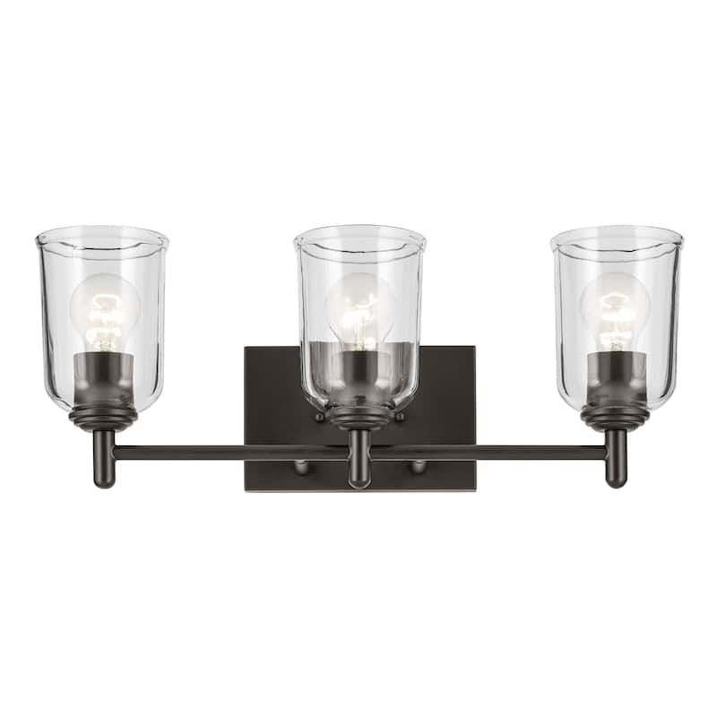 Kichler Lighting Shailene Bathroom Vanity Light with Clear Glass