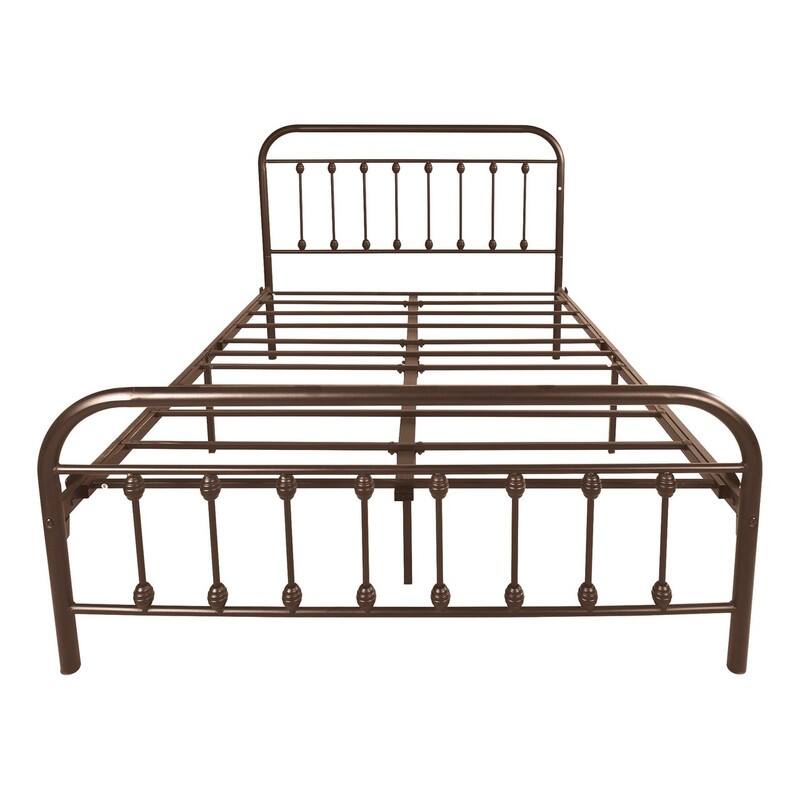 BANSA ROSE Classic Metal Pipe Bed Classic Retro Iron Frame Bed