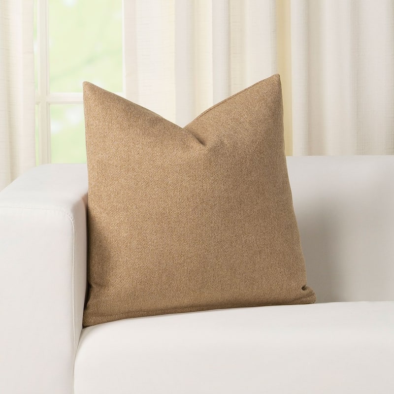 Seedling Woven Throw Pillow - 18 x 18 - Fawn