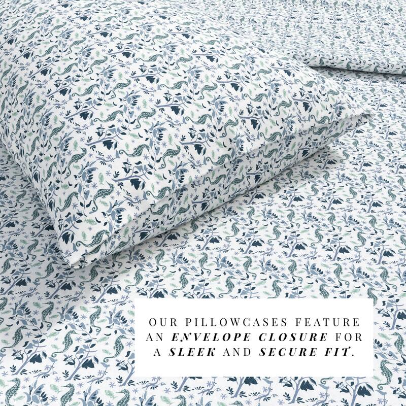 Patina Vie Maison Brushed Microfiber Charming Coastal Sheet Set