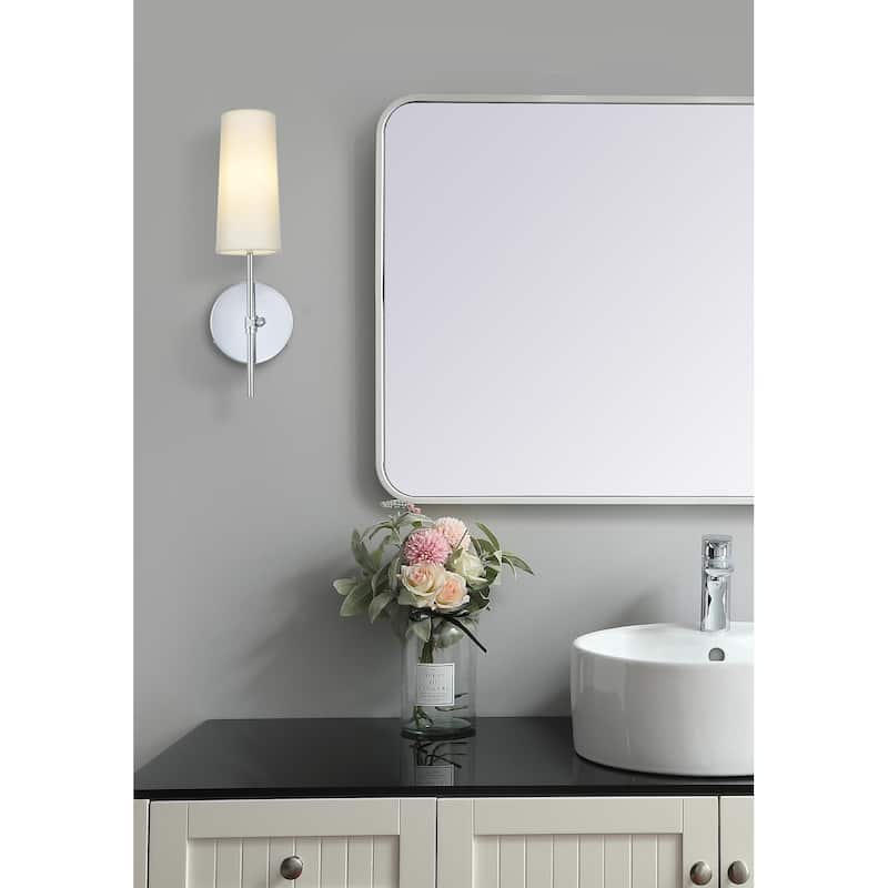 Elegant Lighting Mel Single Light 16" Tall Bathroom Sconce