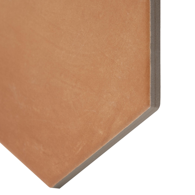 Merola Tile Sentier Hex des Ocres 5-1/2" x 6-1/4" Porcelain Floor and Wall Tile