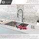 preview thumbnail 9 of 16, STYLISH 28 inch Stainless Steel 18G 60/40 Double Bowl Reversible Undermount Sink - 28" x 18" x 9"