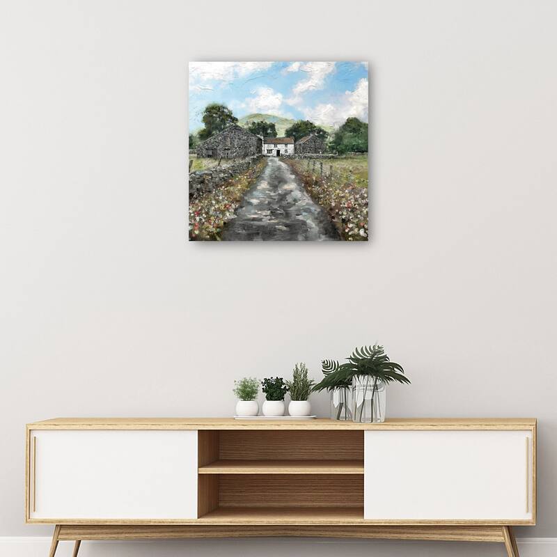 End of the Road By Studio Arts Canvas Art Print
