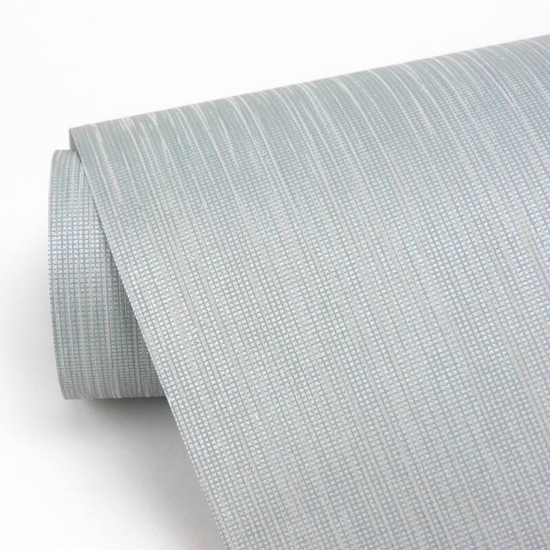 Brewster Reese Turquoise Stria Wallpaper - 21in x 396in x 0.025in