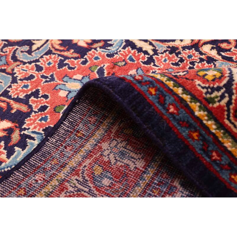 ECARPETGALLERY Hand-knotted Anadol Dark Navy Wool Rug - 3'9 x 10'9