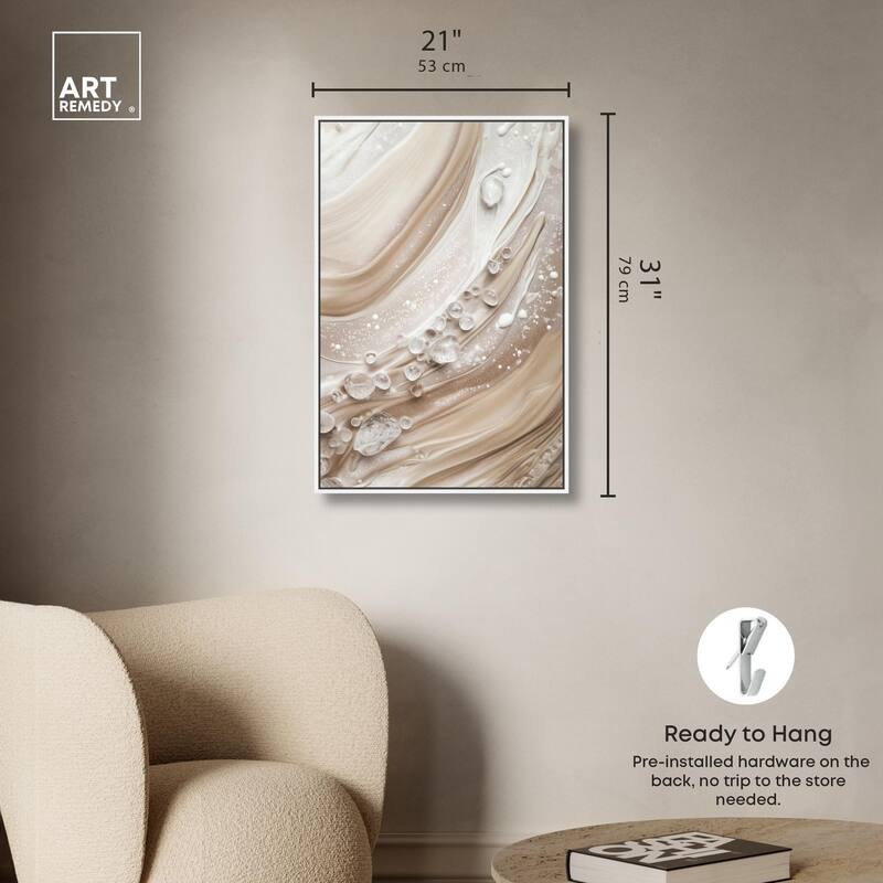 Viscous Veils II Canvas by Art Remedy