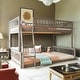preview thumbnail 1 of 15, Full XL over Queen Bunk Bed with Ladder and Guardrails Grey