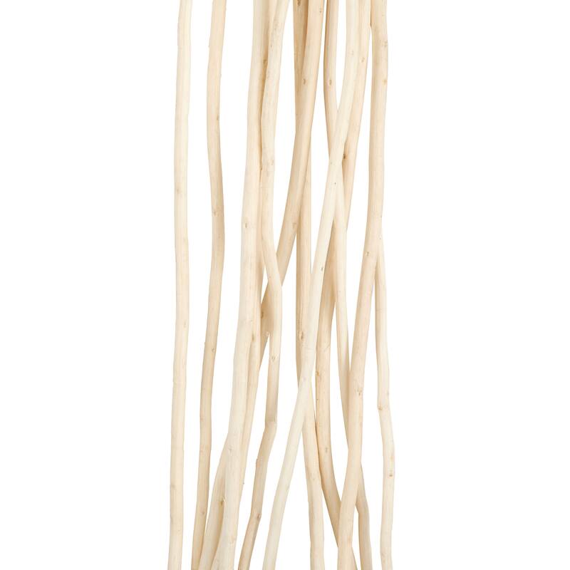 Beige Dried Plant Tall Wavy Stick Home Decor Natural Foliage