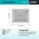 preview thumbnail 3 of 4, Lexicon Platinum V330 Quartz Composite Rectangle Vanity Sink - Galaxy White