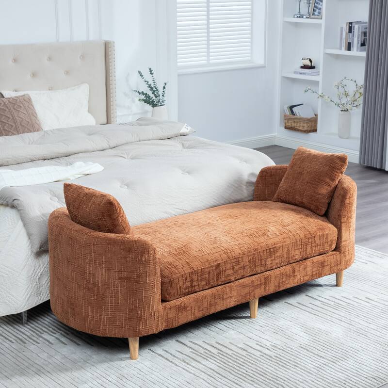 83.1" W Modern Upholstered Lounge Chair,Oversized Sofa Chair with Pillow and Armrests